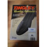 Tingley Trim Stretch Rubber Overshoes in Black Size: XL (American 11.5-14)
