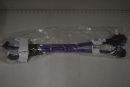 5x Purple & Black Riding Whips