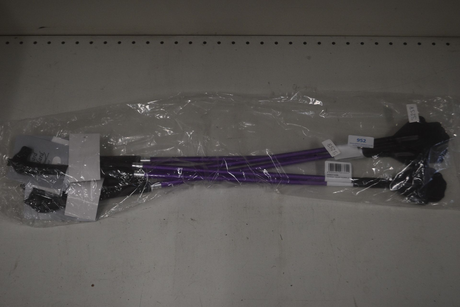 5x Purple & Black Riding Whips