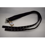 Libby’s Webbing Stirrup Leathers Black 42”