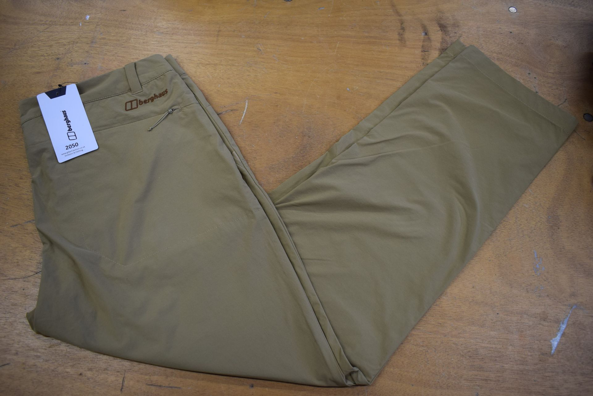*Berghaus Everyday Straight Leg Trousers in Beige Size: 36x32