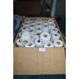 100x Rolls of 54x101mm White Adhesive Labels