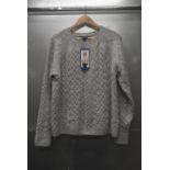 *Hilary Radley Grey Knitted Jumper Size: L
