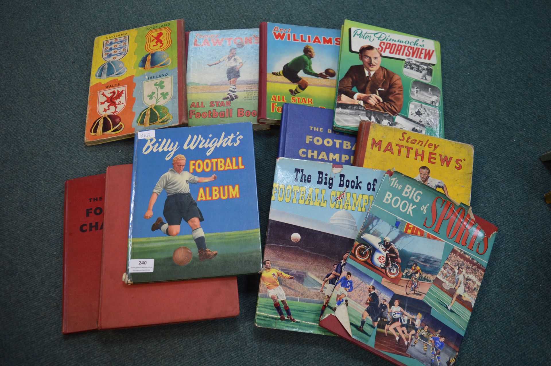 1940’s & 50’s Football Annuals Including Stanley Mathews
