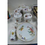 Royal Worcester Fruit Design Serving Bowls etc.