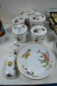 Royal Worcester Fruit Design Serving Bowls etc.