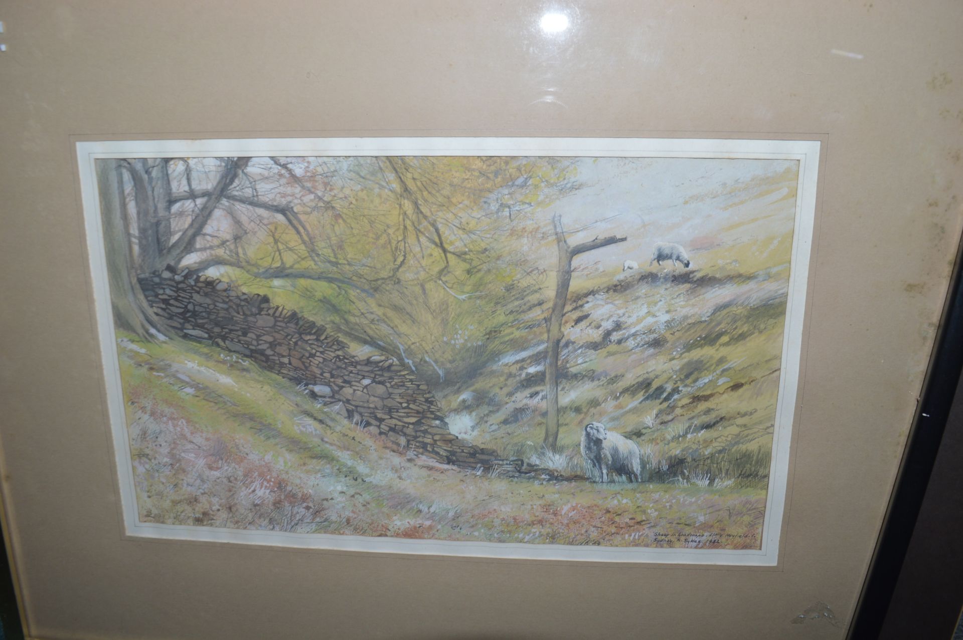 Framed Pictures and Prints Including Country Watercolours and an African Batik - Image 3 of 6