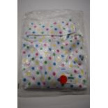Polka Dot Long Sleeve Roll Neck Polo Shirt Size: S-M