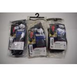 3x Packs of Professionals Choice Boot Covers Sizes: 2x Medium, 1x Large