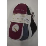 *8x Pairs of Ted Baker Women’s Liner Soft Blend Socks Size: 3-7
