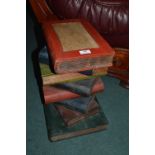 Side Table in the Form of a Stack of Books