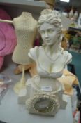 Decorative Bust and a Small Jewellery Stand