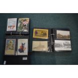 2x Albums of Vintage Postcards