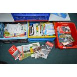 3x Crates of Rugby Programs and Books