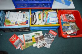 3x Crates of Rugby Programs and Books