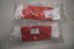 2x Christmas Noseband Covers