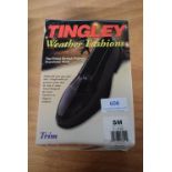 Tingley Trim Stretch Rubber Overshoes in Black Size: S (American 7-8.5)