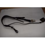 Sabre Embossed Slip Head Headstall Full Size Black