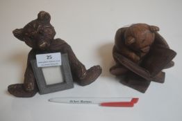 Teddy Bear Ornament and Photo Frame