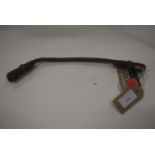 Stubben Leather Platted Round Saddle Strap in Brown