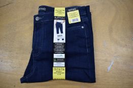 *Buffalo High Rise Stright Leg Stretch Denim Jeans Size: 10
