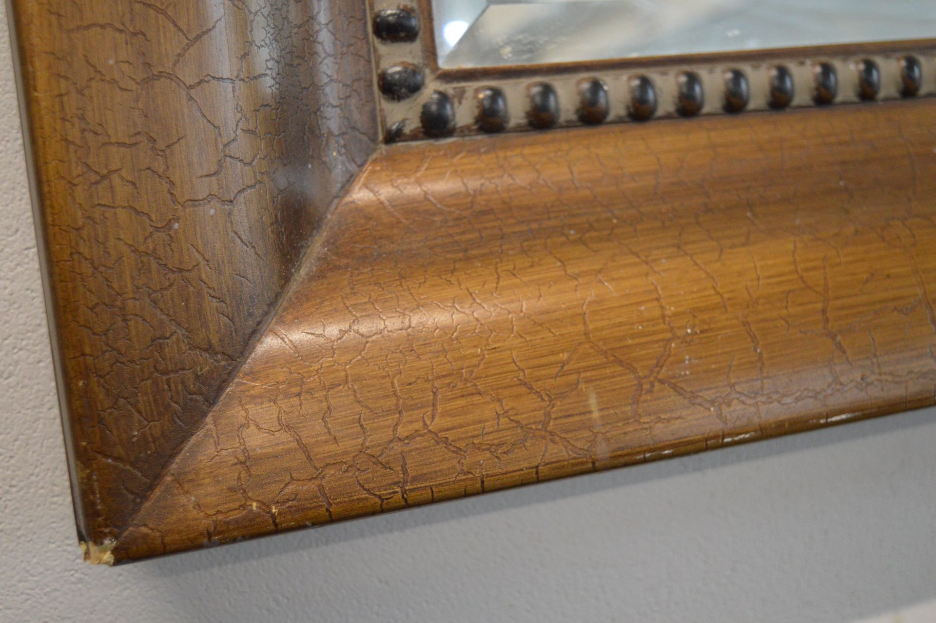 Wide Framed Bevelled Edge Wall Mirror - Image 3 of 3