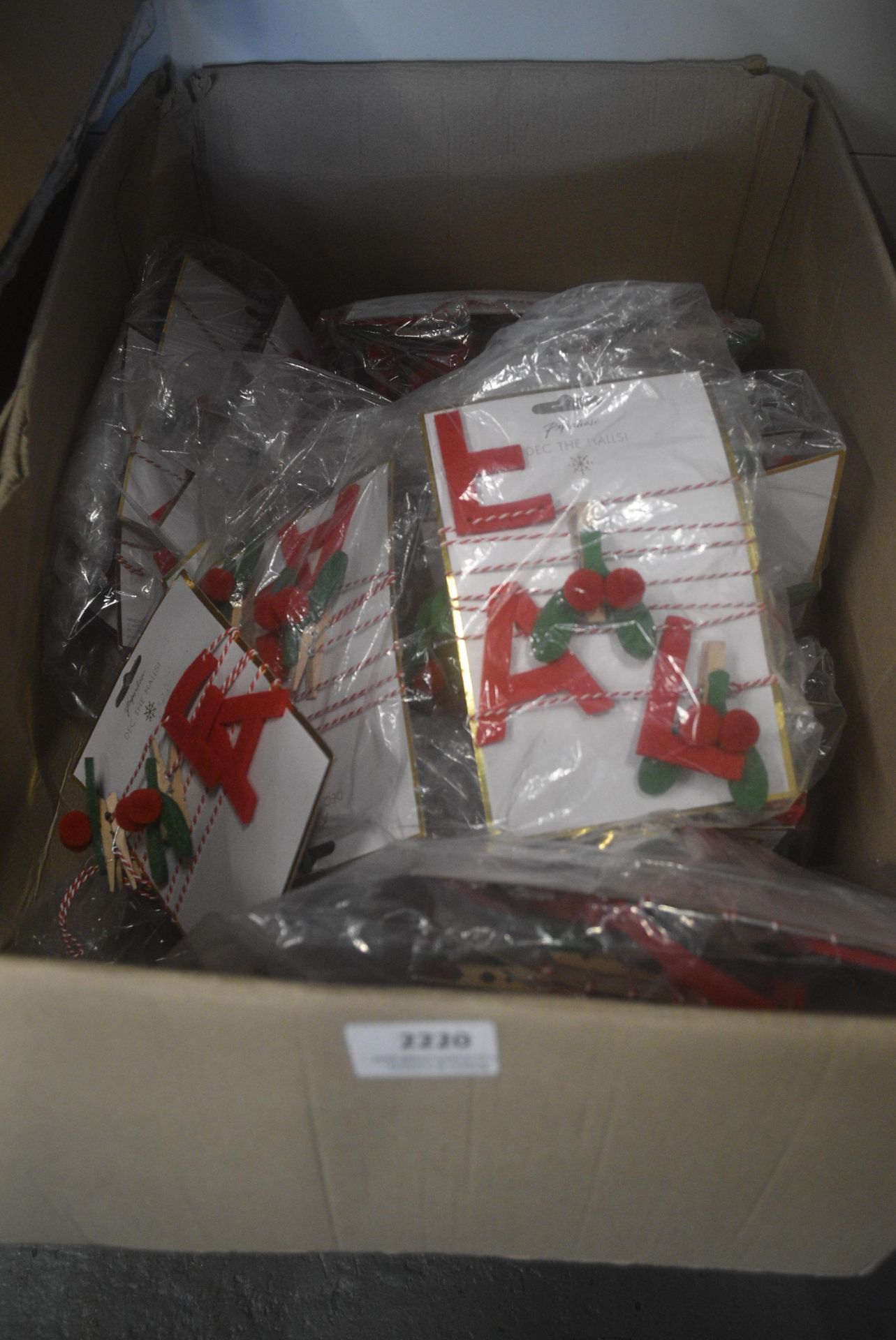 *Quantity of Paper Chase Deck the Hall Christmas Bunting