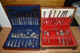 Viners Parish Collection Silver Plated Sheffield Cutlery Canteen plus One Other Part Canteen