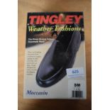 Tingley Moccasin Black Rubber Overshoes Size: S (American 7-8.5)