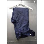 Blue Waterproof Chaps with Waxed Cotton Outer Size: M