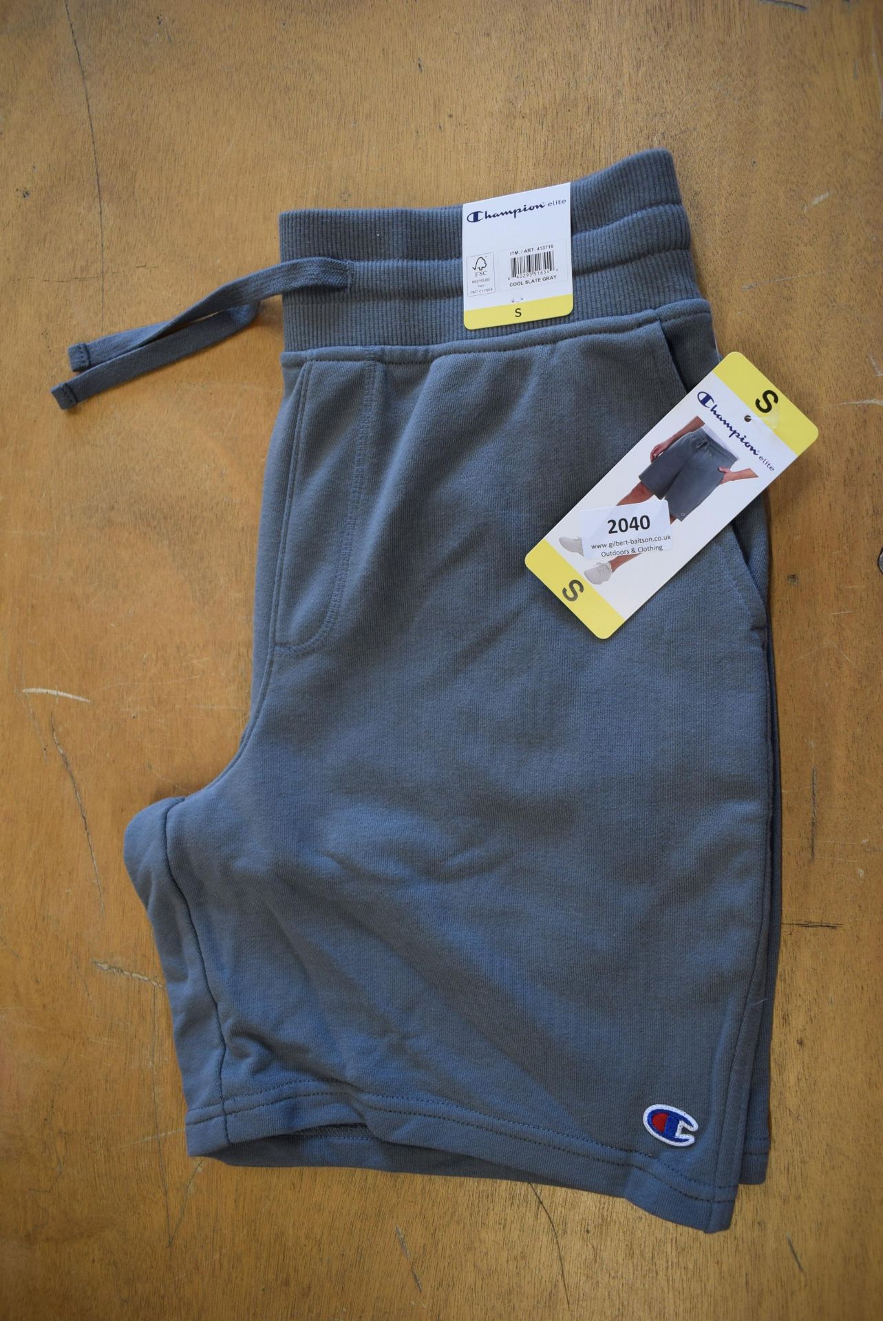 *Champion Cool Slate Grey Shorts Size: S