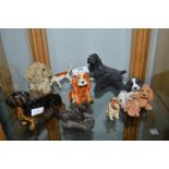 Assorted Dog Figures (some AF)