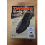 Tingley Trim Stretch Rubber Overshoes in Black Size: S (American 7-8.5)