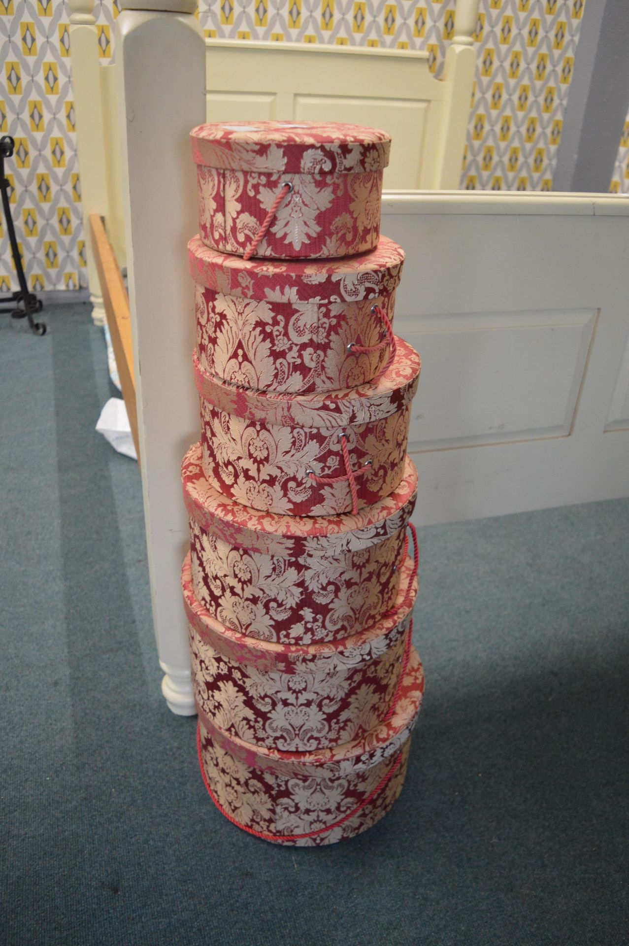 Set of 6 Stacking Storage Boxes - Image 2 of 2