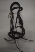 Zilco Preowned Synthetic Bridle in Black Size: Cob/Full