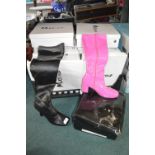Quantity of Lady’s Boots and Shoes in Assorted Sizes