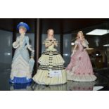 3x Wedgwood Figurines