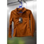 Blaze Brown Half Zip Fleece Size: 10