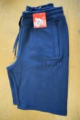 *Puma Navy Shorts Size: S