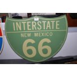 Interstate US New Mexico Reproduction Road Sign