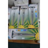 4x Saxby LED Solar Post Lights