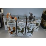 8x Pedigree Pals Dog Figures with Moneyboxes