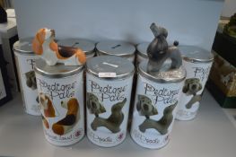 8x Pedigree Pals Dog Figures with Moneyboxes