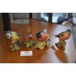 4x Beswick Birds