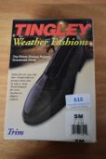 Tingley Trim Stretch Rubber Overshoes in Black Size: S (American 7-8.5)