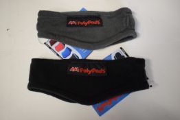 2x Poly Pads Warm Riders Size: 2 (1x black, 1x grey)