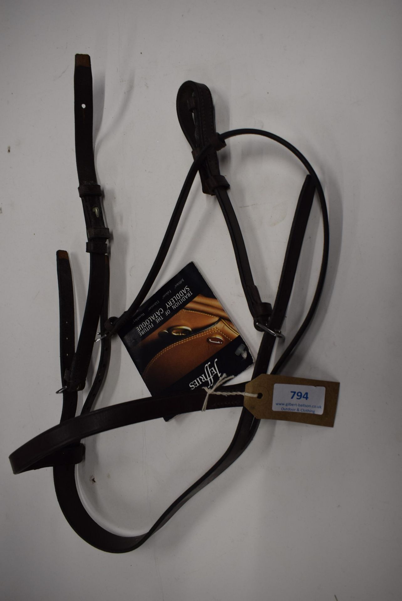 Jefferies Plain Head Stall Pony Havana