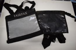 2x Competing Bibs for Number Cards