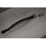 Leather Running Martingale Attachment in Brown Size: Cob