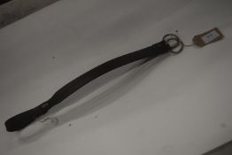 Leather Running Martingale Attachment in Brown Size: Cob